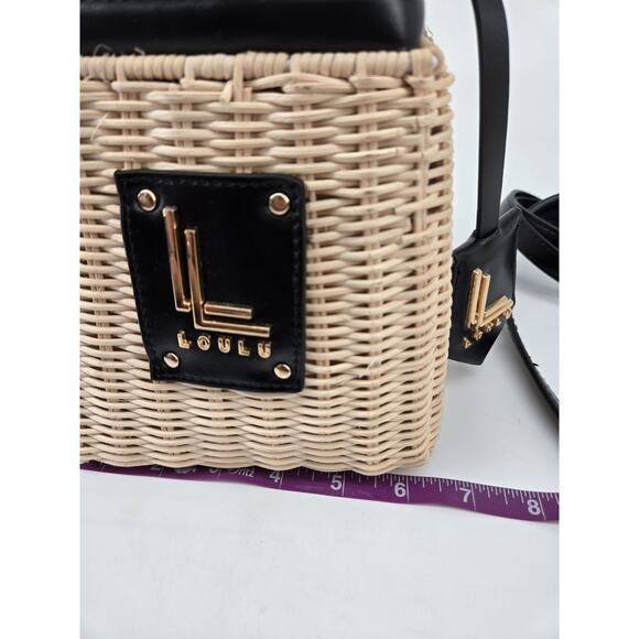 Loulu Mini Wicker Handbag Purse Handle With Removable Strap Crossbody Strap - Picture 11 of 13